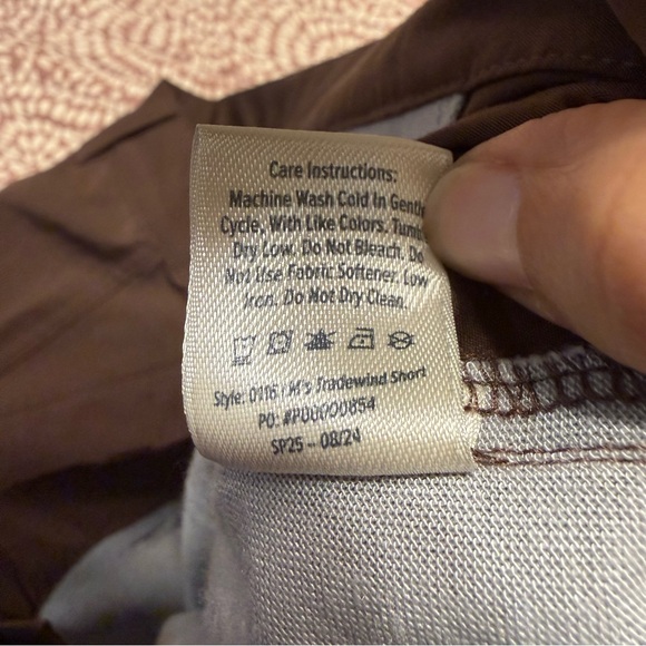 Free Fly Apparel Men's Chocolate Brown Athletic Shorts - Picture 5 of 8